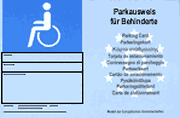 Neue (internationaler) EU-Parkausweis für Behinderte - Wiesnhandy